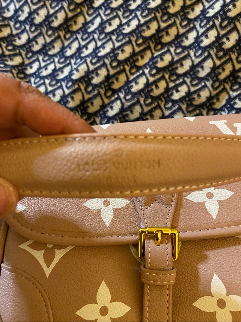 Pink Monogram Handheld Shoulder Bag - Picture 6 of 10